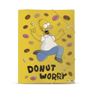 Carpeta Oficio 3 Solapas Simpsons