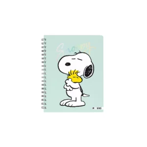 Cuaderno 16x21 Espiral Tapa Dura 80 hjs. Snoopy