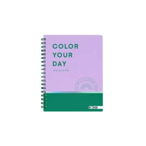 Cuaderno 16x21 Espiral Tapa Dura 80 hjs. Pastel Block