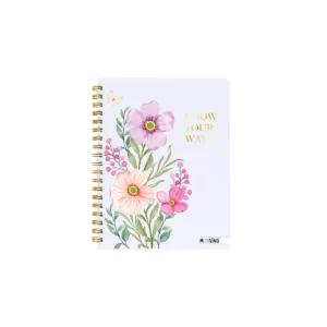 Cuaderno 16x21 Espiral Tapa Dura 80 hjs. Garden