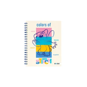 Cuaderno 16x21 Espiral Tapa Dura 80 hjs. Stitch