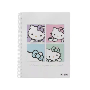 Cuaderno Universitario Cuadriculado Hello Kitty