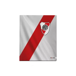 Cuaderno 19,5 x 24 cm Tapa Dura Cosido 48 hjs. River Plate
