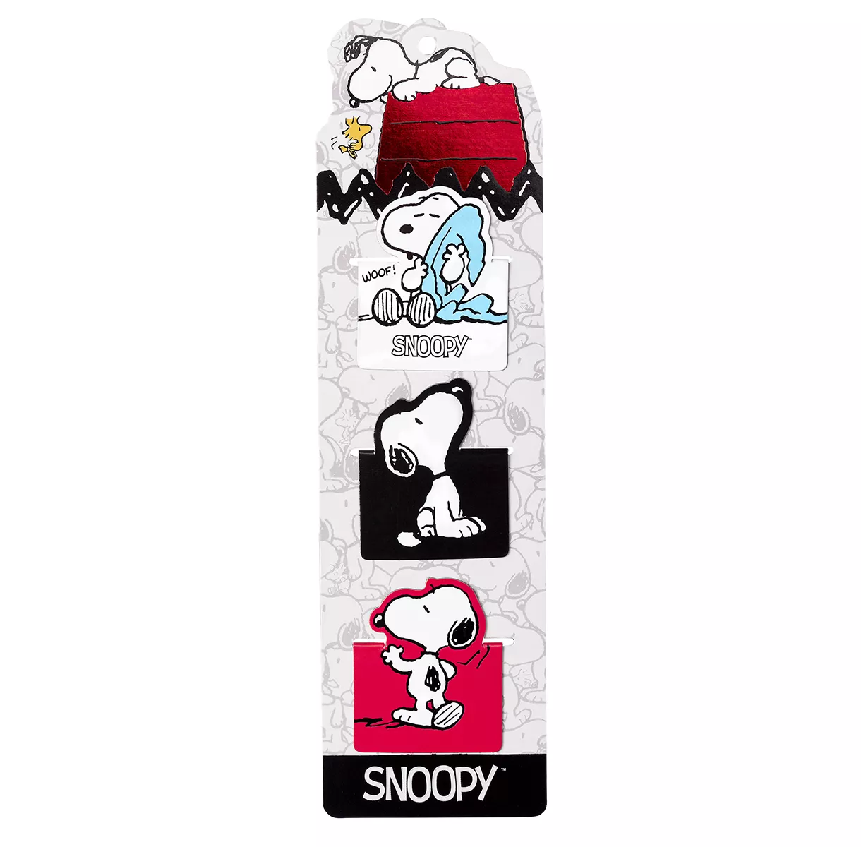 MAW Snoopy - Magnetic Bookmarks x 3