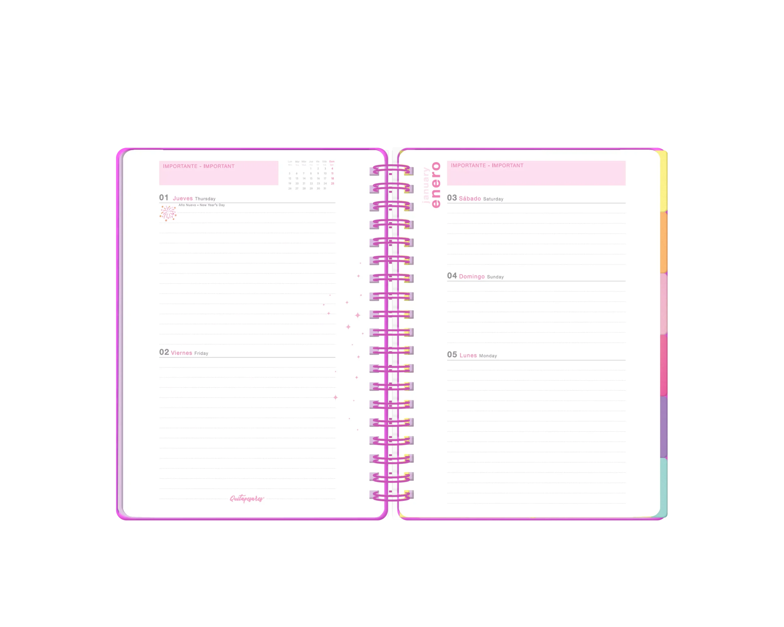 Agenda 15x21 2DxP Quitapesares
