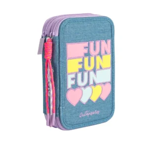 Cartuchera 2 Pisos Quitapesares Fun Denim