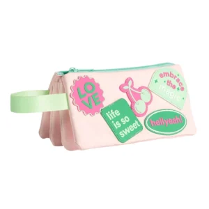 Cartuchera Cuadruple Pink