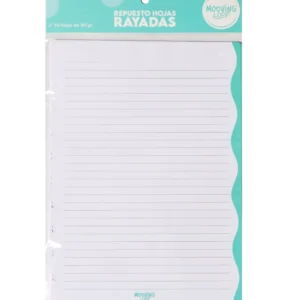 Repuesto Carta Rayado 30 hjs.