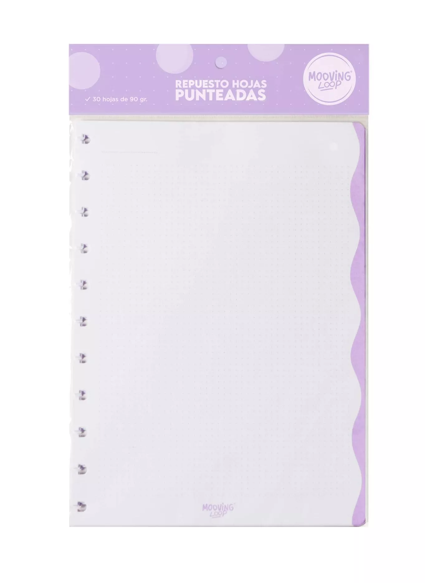 Repuesto Carta Punteado 30 hjs.