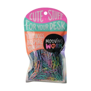 MAW Mania - Paper Clips 33 mm Multicolor Dispenser x 300