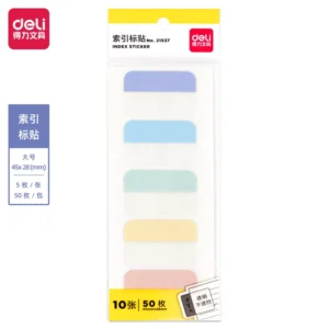 Indices adhesivos 28x45mm 50separadores - 5 colores combinados