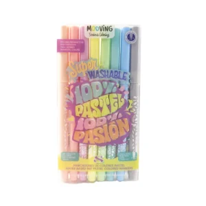 Marcadores Color Pastel x 8 Super Washable