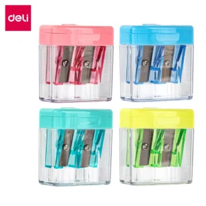 Sacapunta plastico CUBIC 2 bocas Display x 48