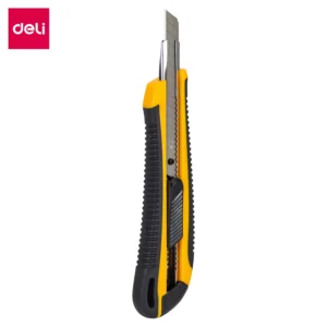 Cutter Vivid chico soft touch - 135x35x14 mm - amarillo