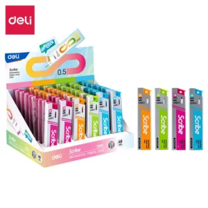 Minas 0,5 mm SCRIBE 2B - Dispenser x 20 minas - Exhibidor x 48