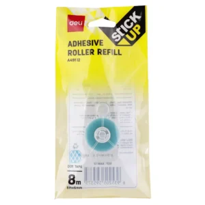 Repuesto Cinta Adhesiva Roller 8M 6MM Bolsa x 1