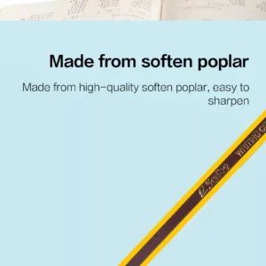 Lapiz de Grafito SCRIBE 2B. Cuerpo hexagonal Bicolor. Con Goma. X12