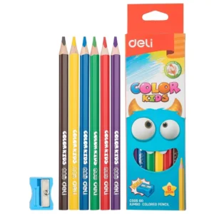 Lapices de colores JUMBO Color Kids Estuche x 6