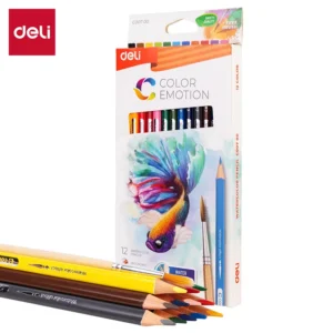 Lapices Acuarelables Color Emotion estuche x 12 - pincel incluido