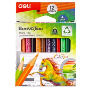 Lapices de colores Enovation Estuche x 12 corto
