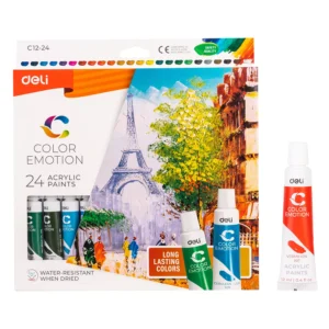 Set de pintrura Color Emotion ACRYLIC x 24 - 12ml