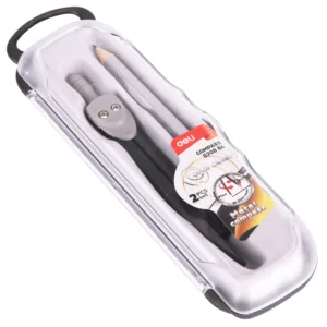 Compas Metal para Lapiz - Color gris Estuche individual
