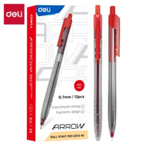 Boligrafo Retractil Arrow Extra Smooth 0,7mm Rojo