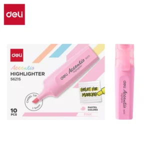 Resaltador Accentio Rosa PASTEL Caja x 10