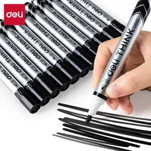 Marcadores de pizarra THINK punta redonda Negro