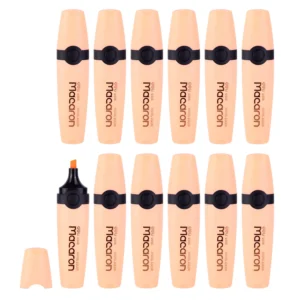 Resaltador MACARON PASTEL naranja