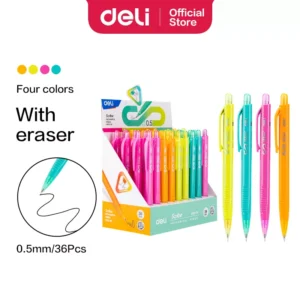 Lapiz Porta Minas SCRIBE 0,5 mm 4 Colores surtidos - Display x 36