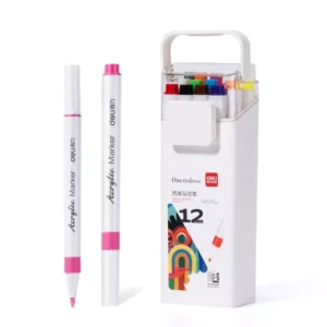 Marcador Acrilico Finenolo punta Redonda Box x 12