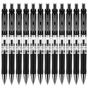 Boligrafo GEL Axceed Retractil 0,7mm con grip Tinta Negra